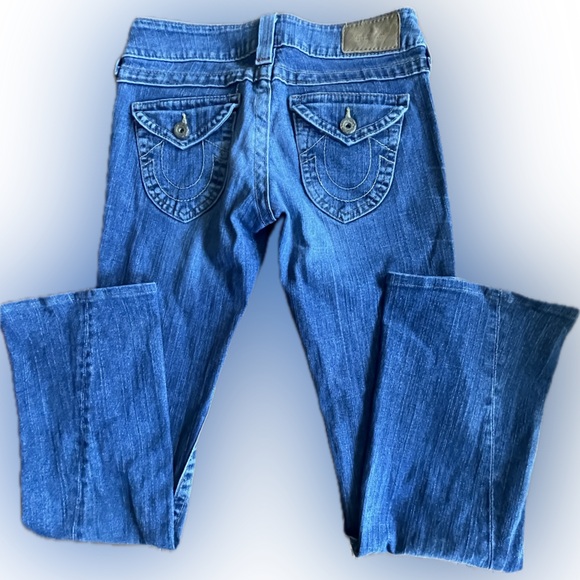 True Religion Womens Medium Wash Flare Jeans "RN112790" "CA30427" Size 27 - Picture 11 of 11